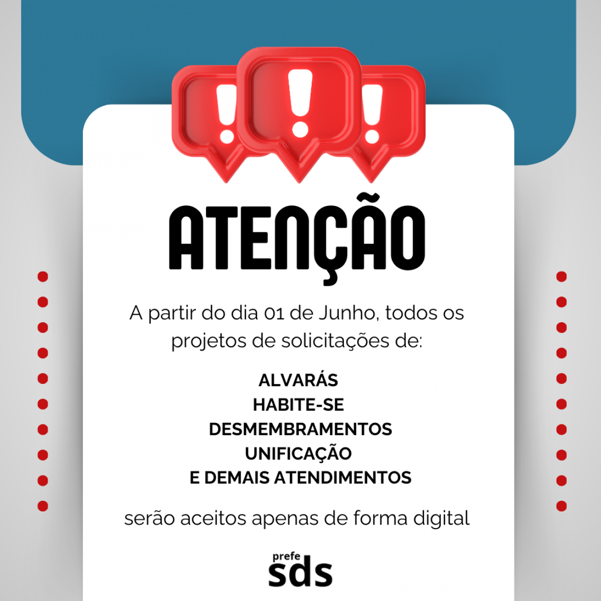 INFORMATIVO - SERVIÇOS DIGITAIS